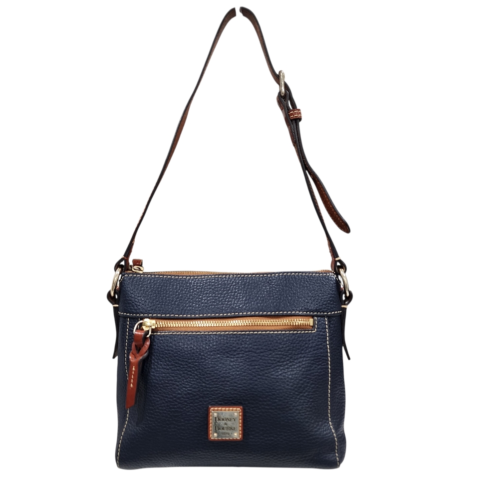 DOONEY & BOURKE PEBBLE LEATHER SHOULDER BAG